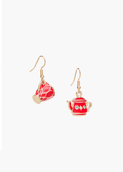 Plus Size Teapot & Cup Earrings