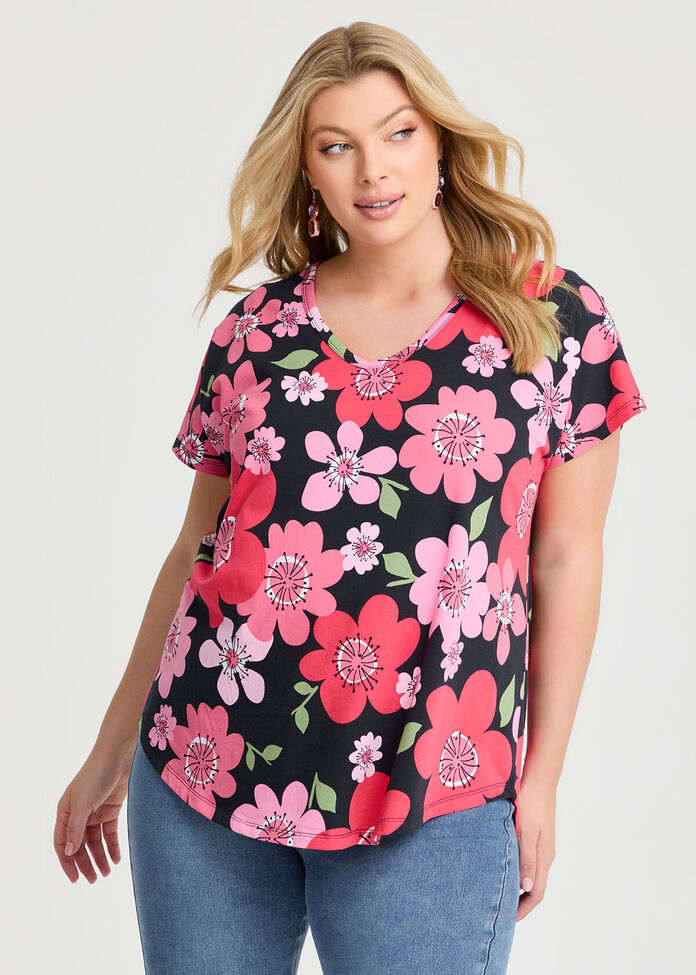 Cotton Mystic Bazaar T-shirt, , hi-res