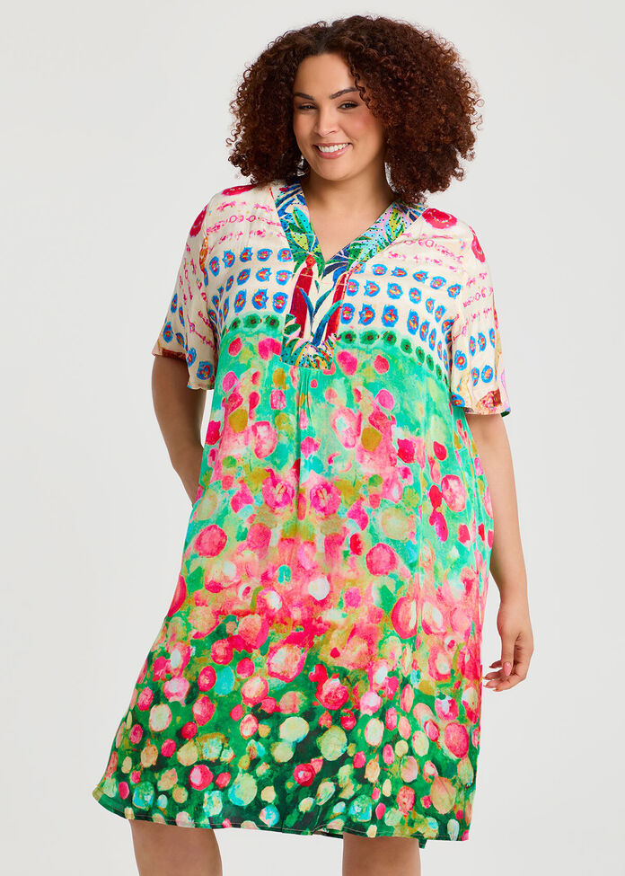 Gelato Swing Natural Dress, , hi-res