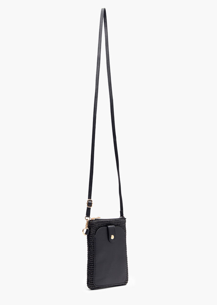 Woven Crossbody Bag, , hi-res