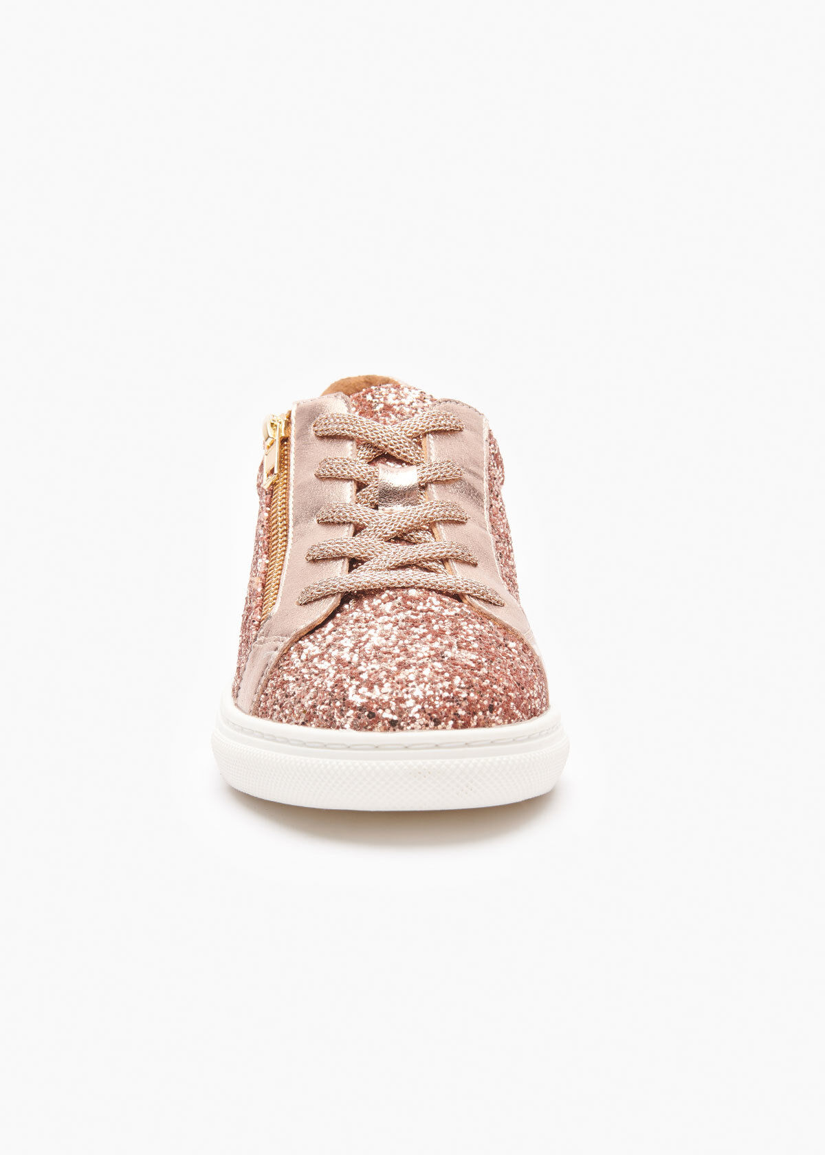 gold sequin sneakers