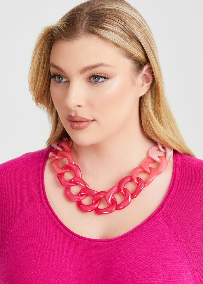 Ombre Chain Necklace, , hi-res