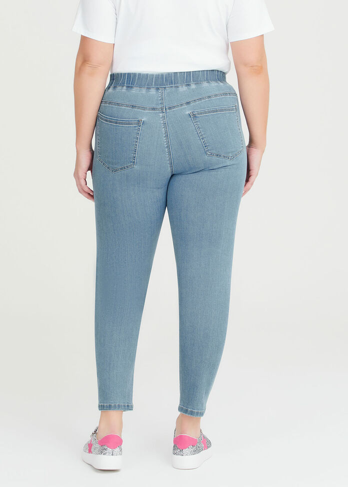Shop Plus Size Organic Ripped Skinny Jean in Blue | Sizes 12-30 ...