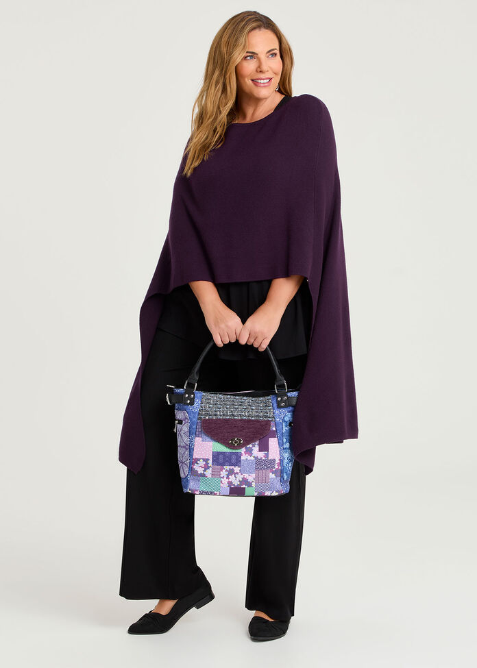 Floral Patchwork Bag, , hi-res
