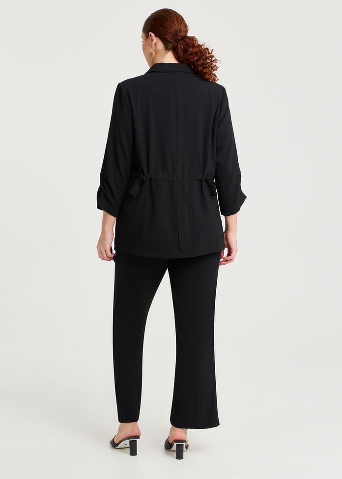Melba Suit Blazer Jacket, BLACK, hi-res