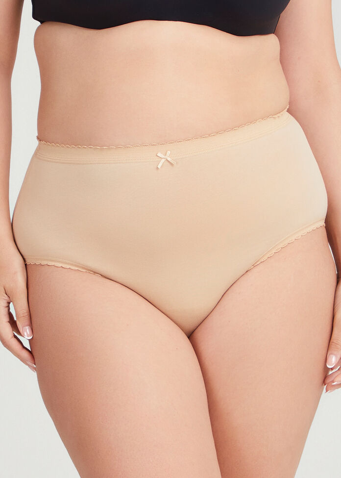 5 Pack Cotton Solid Briefs, , hi-res