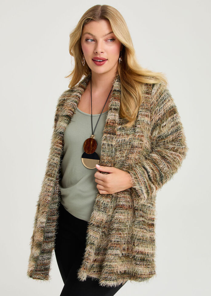 Fluffy Cosy Cardigan, , hi-res