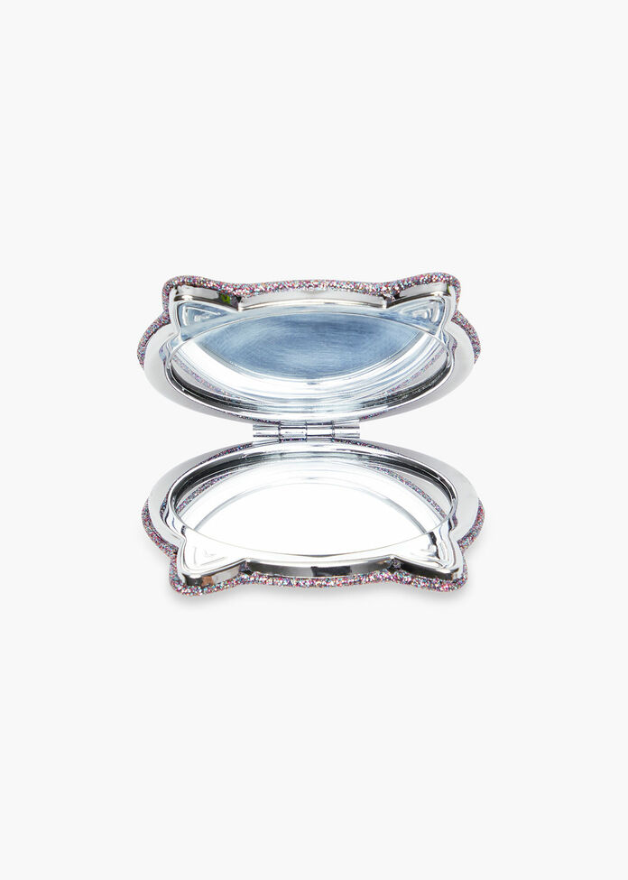 Cat Compact Mirror, , hi-res