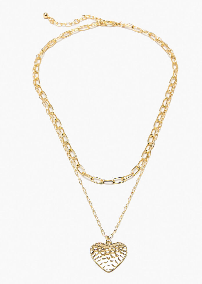 Shop Layered Chain Heart Necklace | Accessories | Taking Shape AU