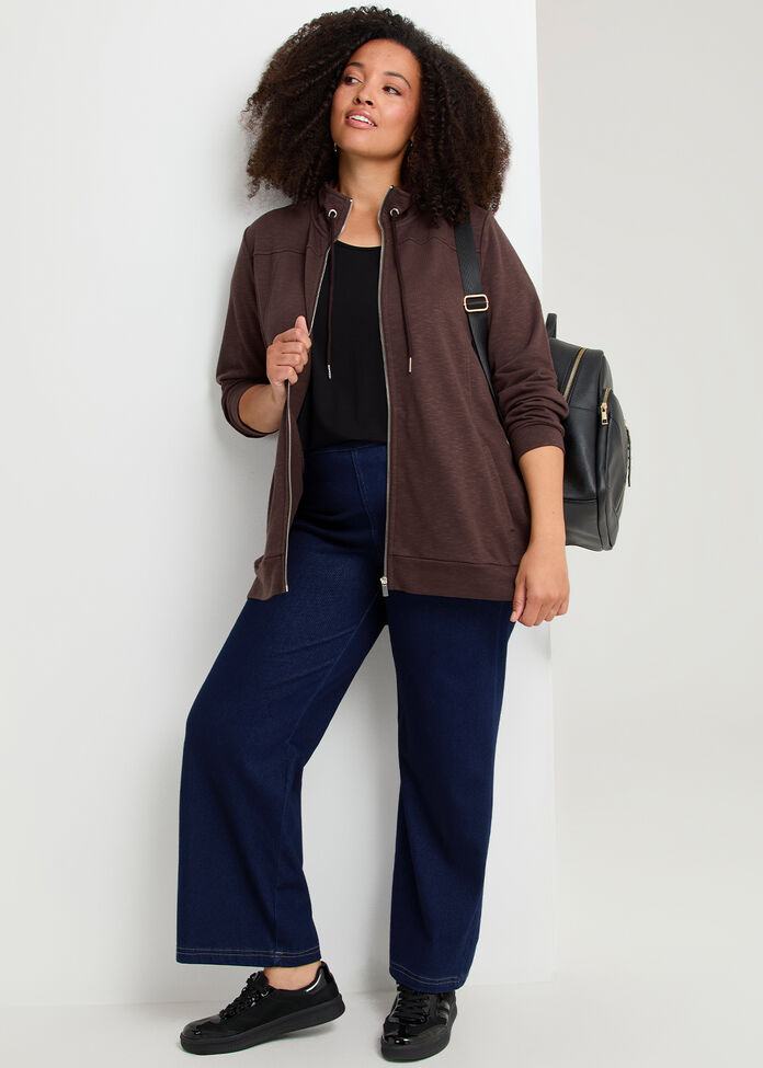 Funnel Neck Active Jacket, , hi-res