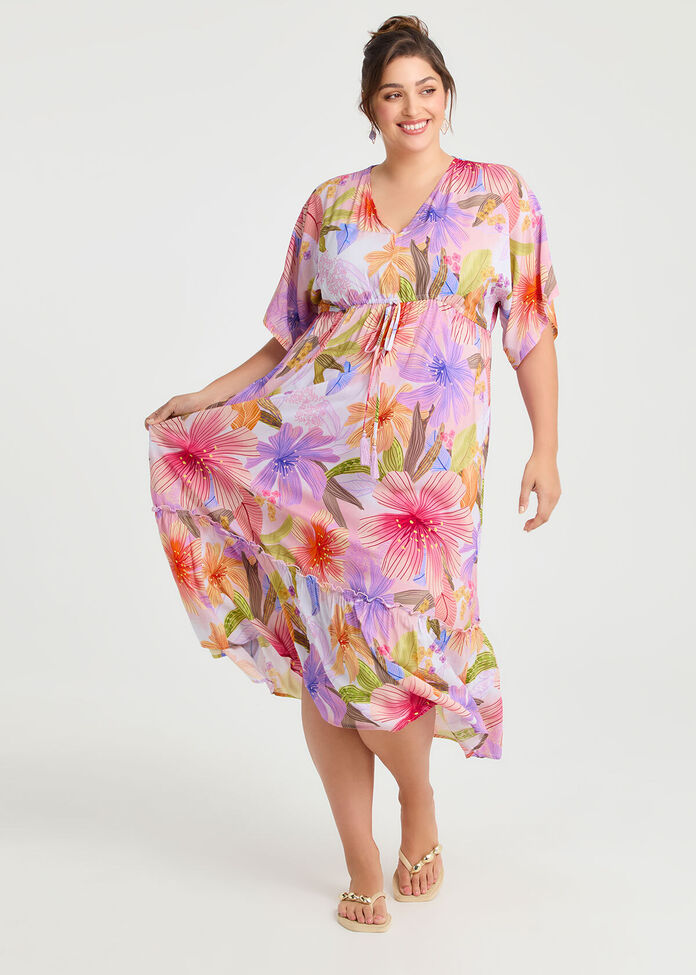 Natural Sunset Maxi Dress, , hi-res