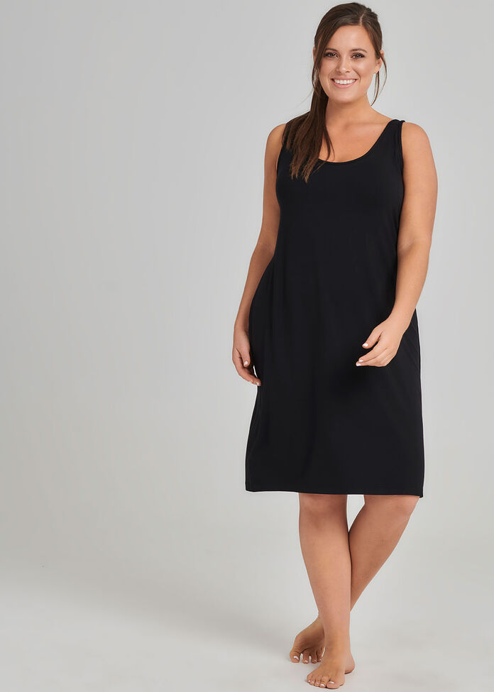 Bamboo Strappy Slip Dress, , hi-res