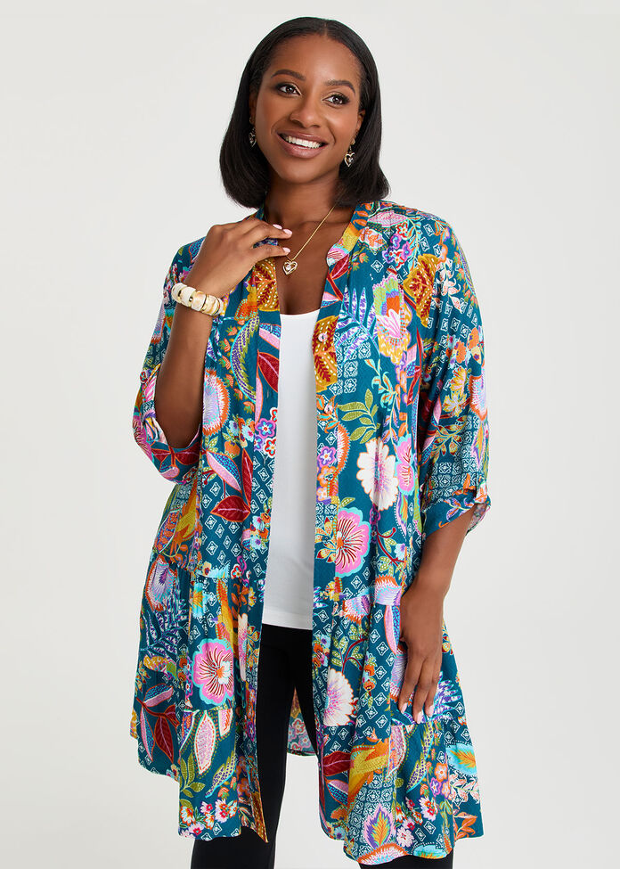 Natural Kesha Tunic, , hi-res