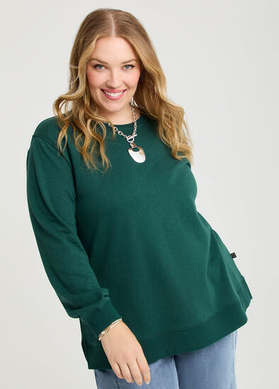 Plus Size Boyfriend Tunic Sweat