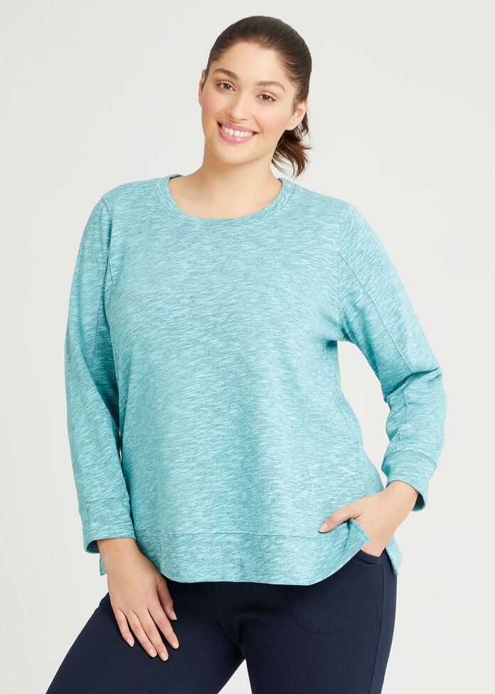 Cotton Weekender Sweat, , hi-res