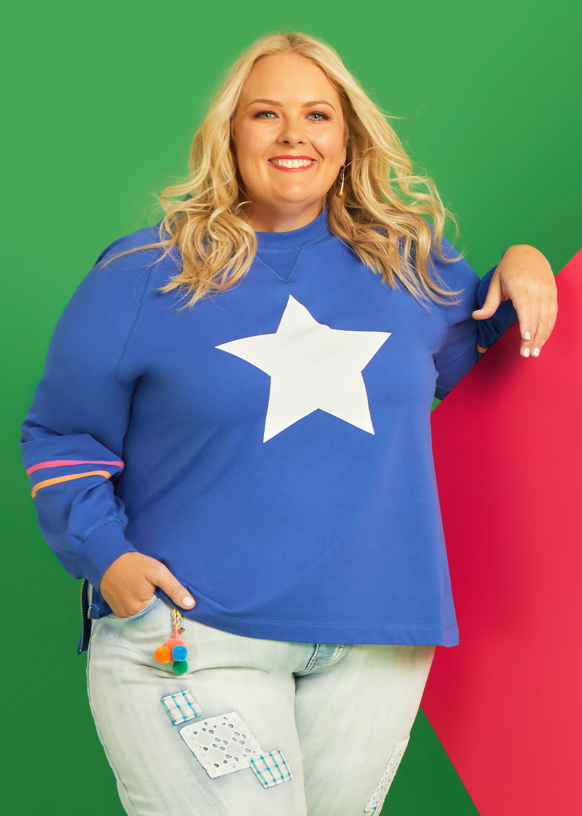 Star sweatshirt and store sweatpants