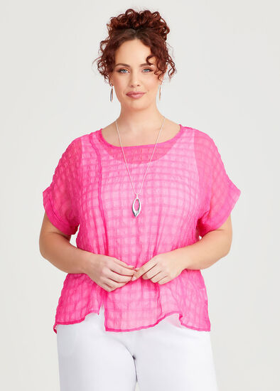Plus Size Self Check Layering Overtop