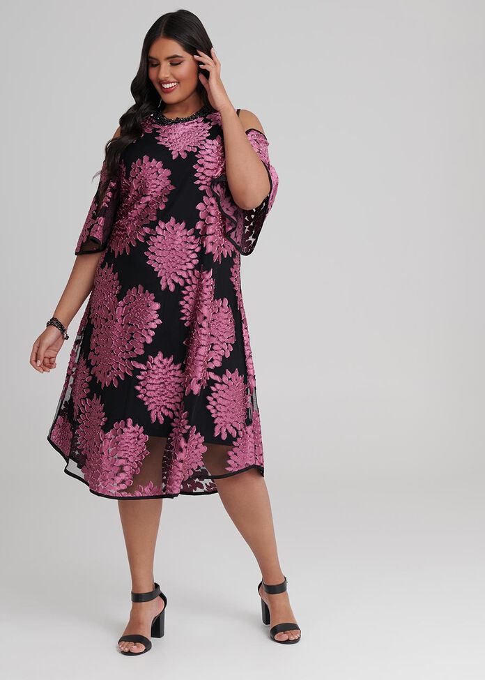 Shop Plus Size Wild Rose Dress in Pink | Taking Shape AU