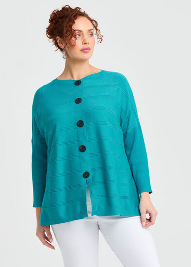 Plus Size Natural Rib Batwing Jumper