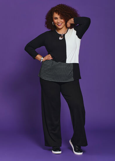 Plus Size Plaid Outfit