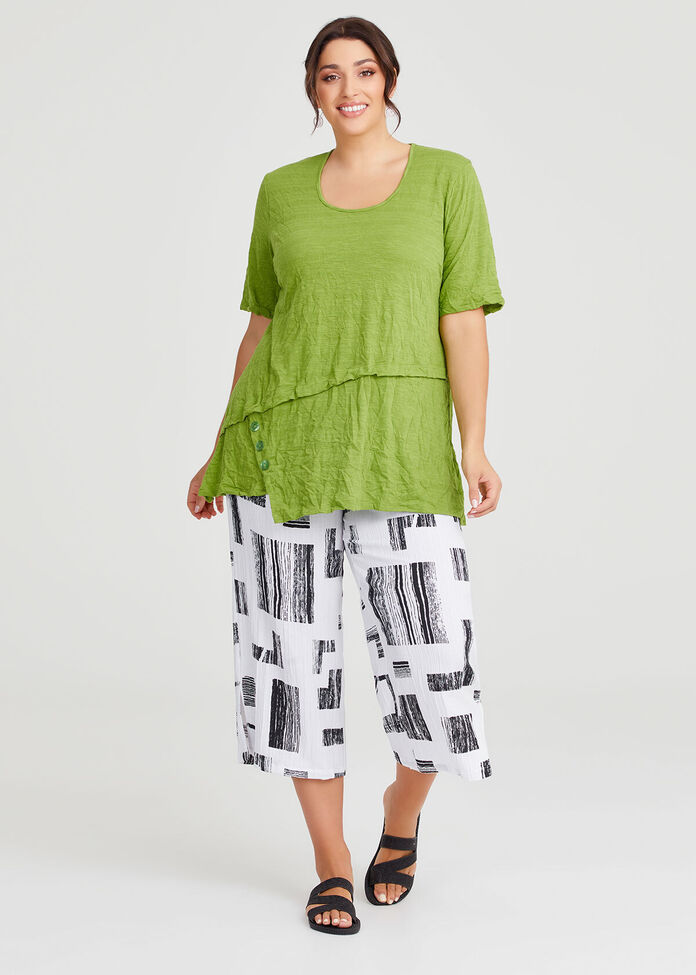 Plus Size Women's Crinkle Wide Leg Pant | Taking Shape AU