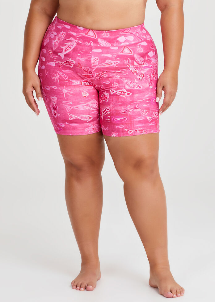 Elverina Daba Pink Swim Short, , hi-res