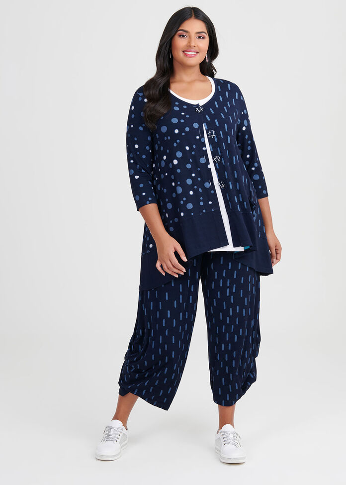 Bamboo Dash & Dot Cardi, , hi-res