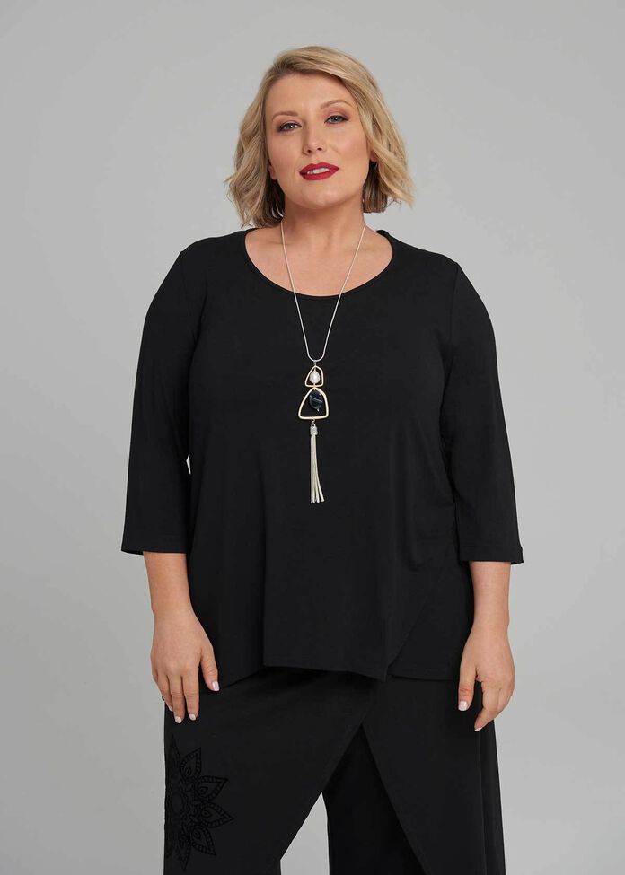 Cora Everyday 3/4 Sleeve Top, , hi-res