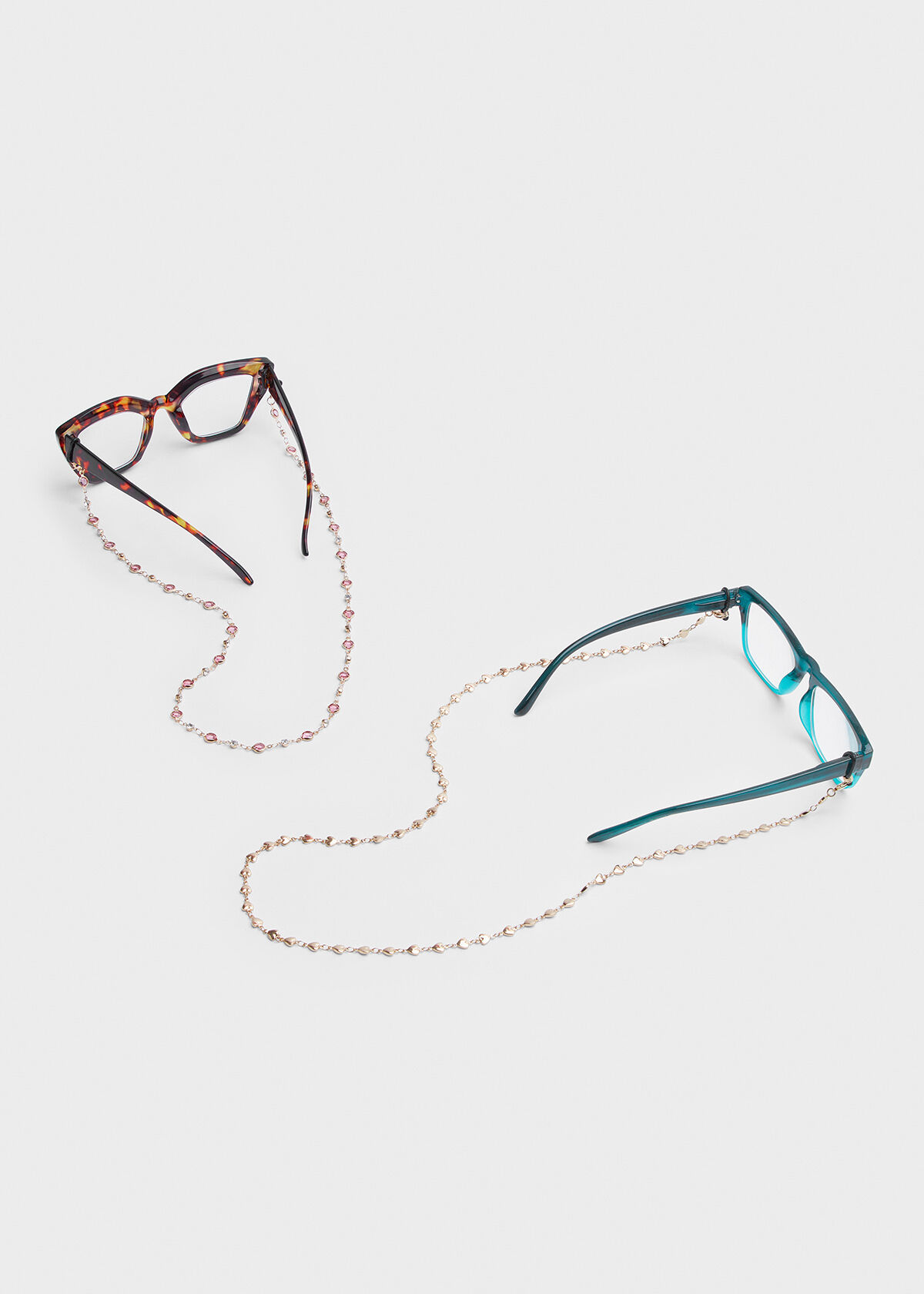 BILIONE Catena Porta Occhiali Con Perline Di Cristallo - Lunghezza 75 Cm, Unisex, Colori Vari, Anticaduta E Fashion Per Occhiali Da Vista E Sole