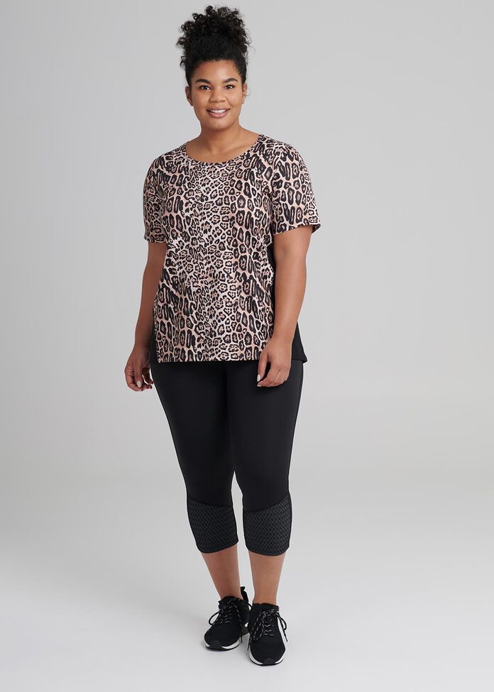 Leopard Active Tee, , hi-res