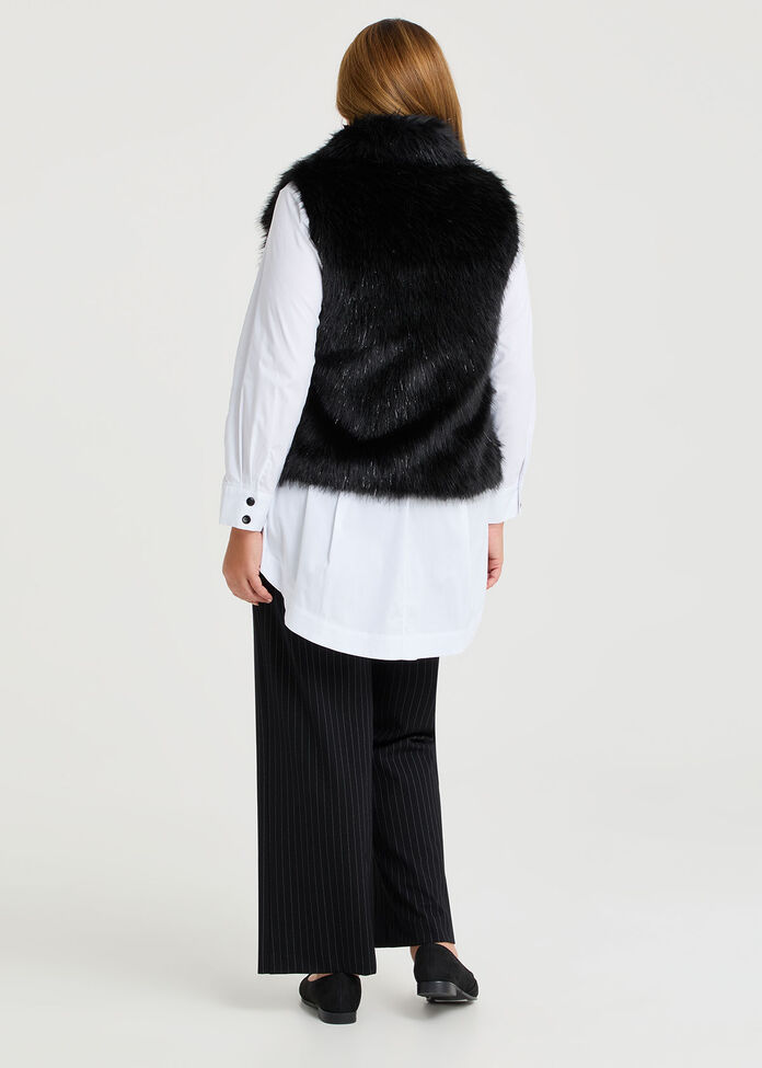 Faux Fur Aria Vest, , hi-res