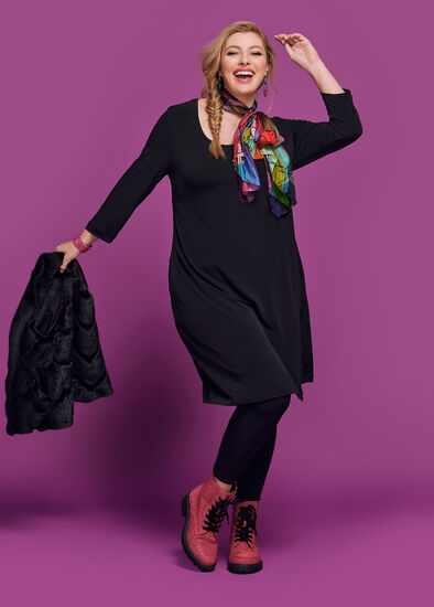 Plus Size Winter Dresses: Cold Weather, Long Sleeve & Cosy