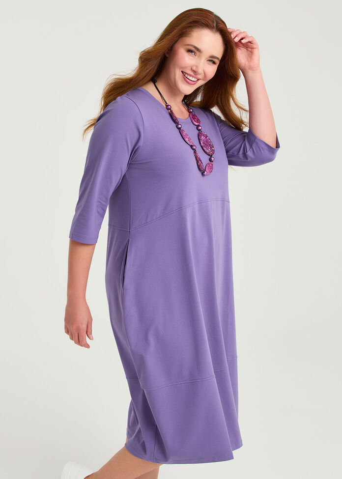 Cotton Talia Tulip Dress, , hi-res