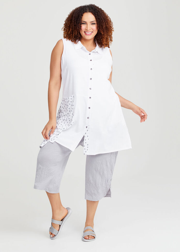 Natural Martha Spot Shirt, , hi-res
