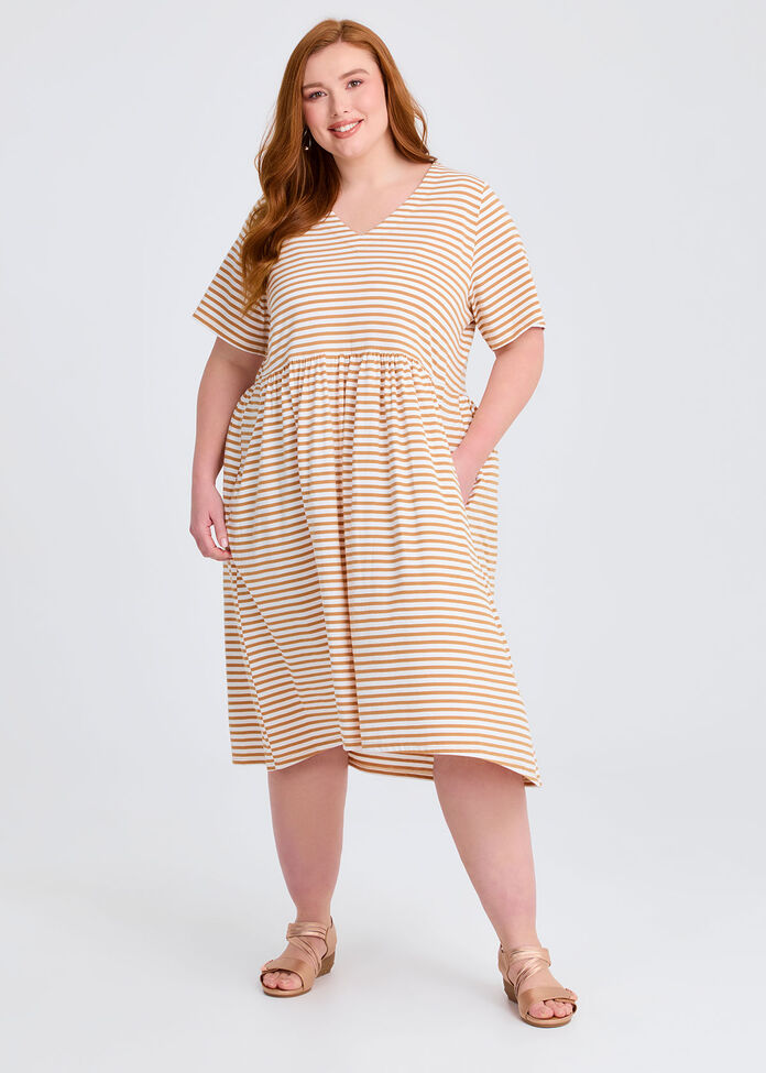 Sabina Stripe Dress, , hi-res