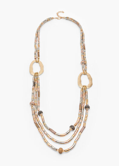Plus Size Long Snake Chain Necklace