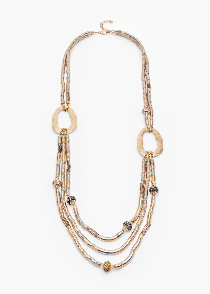 Long Snake Chain Necklace, , hi-res