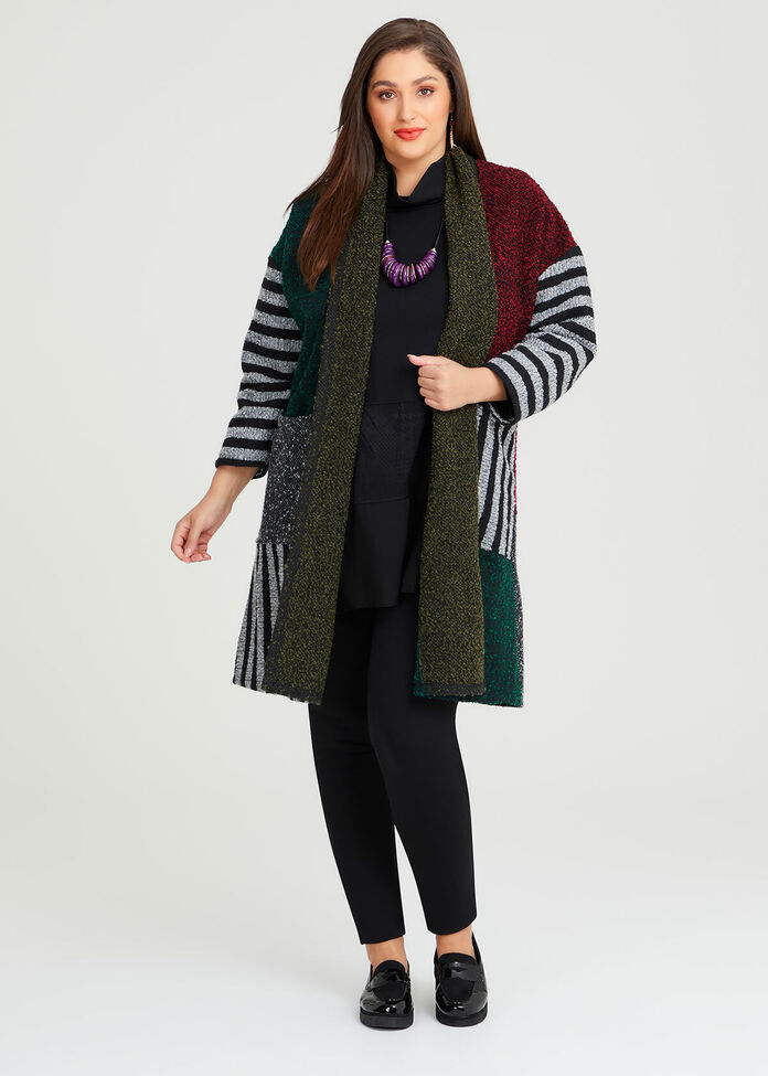 Shop Plus Size Wool Blend Boucle Cardigan in Black | Taking Shape AU
