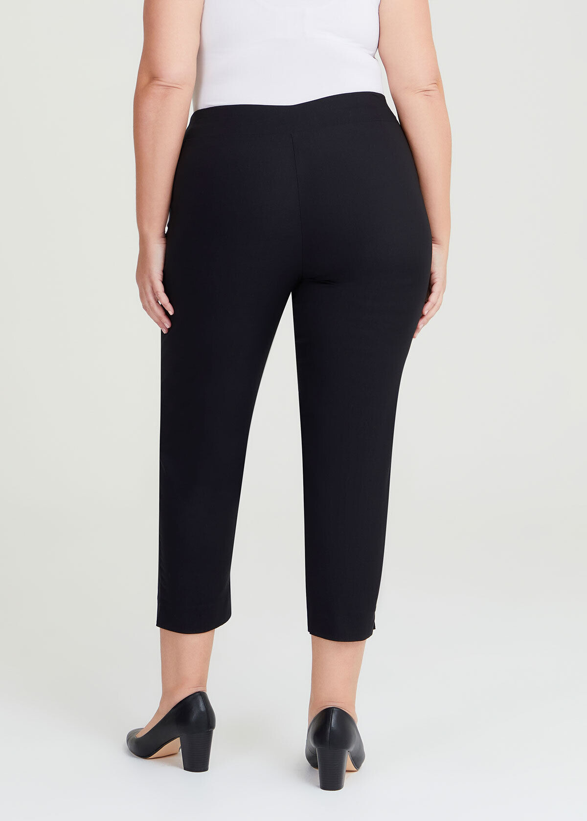 Plus size black deals ankle pants