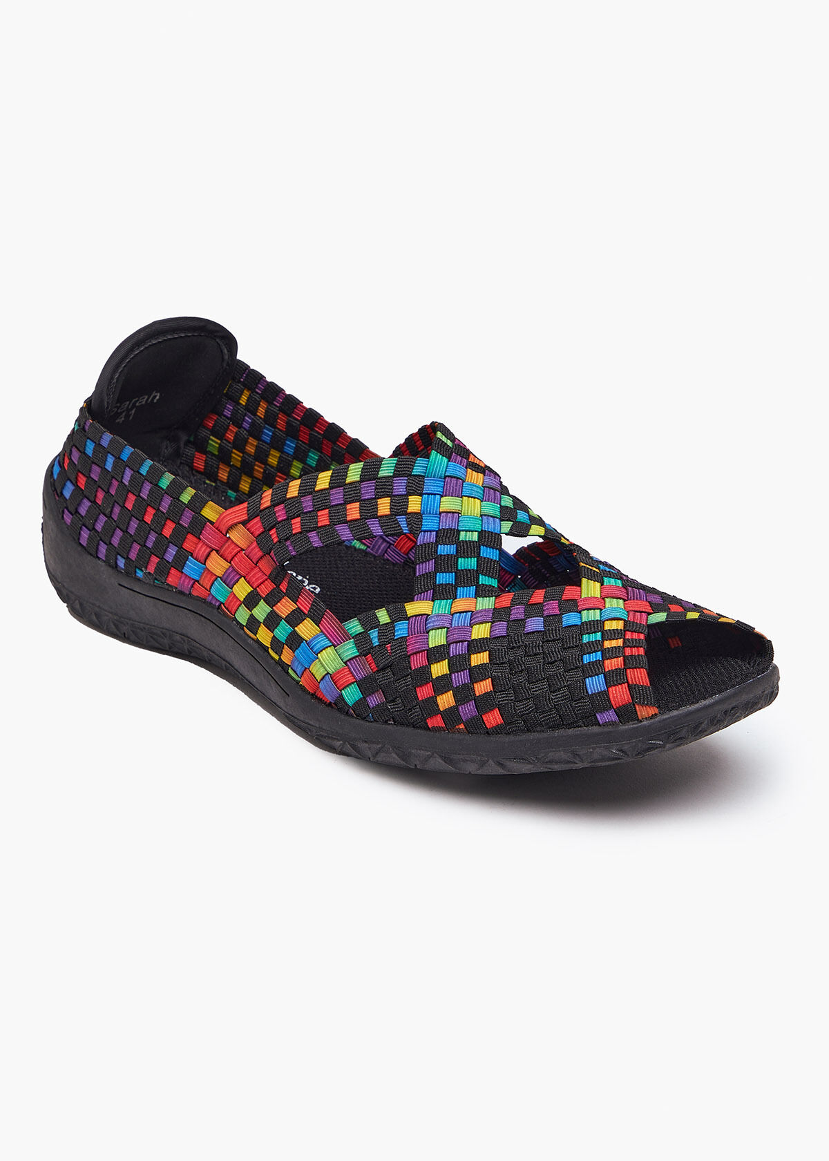 Stretch fabric sandals cheap