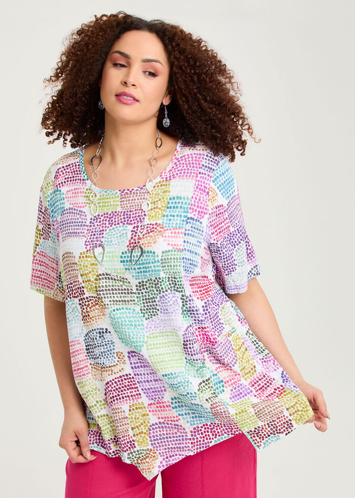 Natural Solana Abstract Top, , hi-res