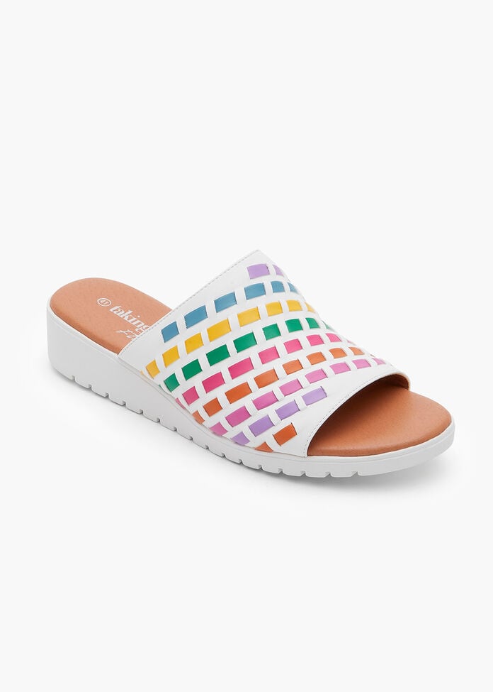 Multicolour Slide Sandal, , hi-res