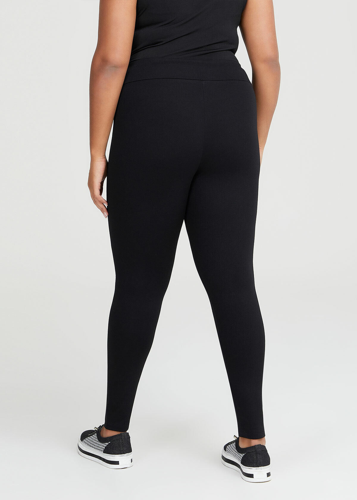 Shop Plus Size Ponte Essence Legging, Black | Taking Shape AU
