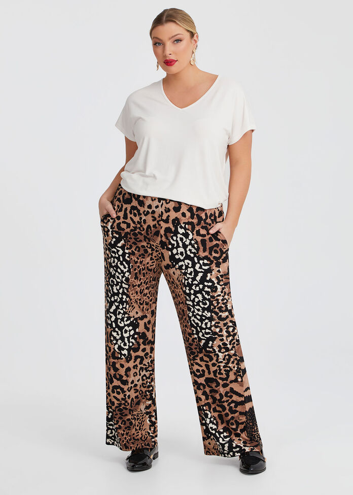 Animal Instinct Wide Leg Pant, , hi-res