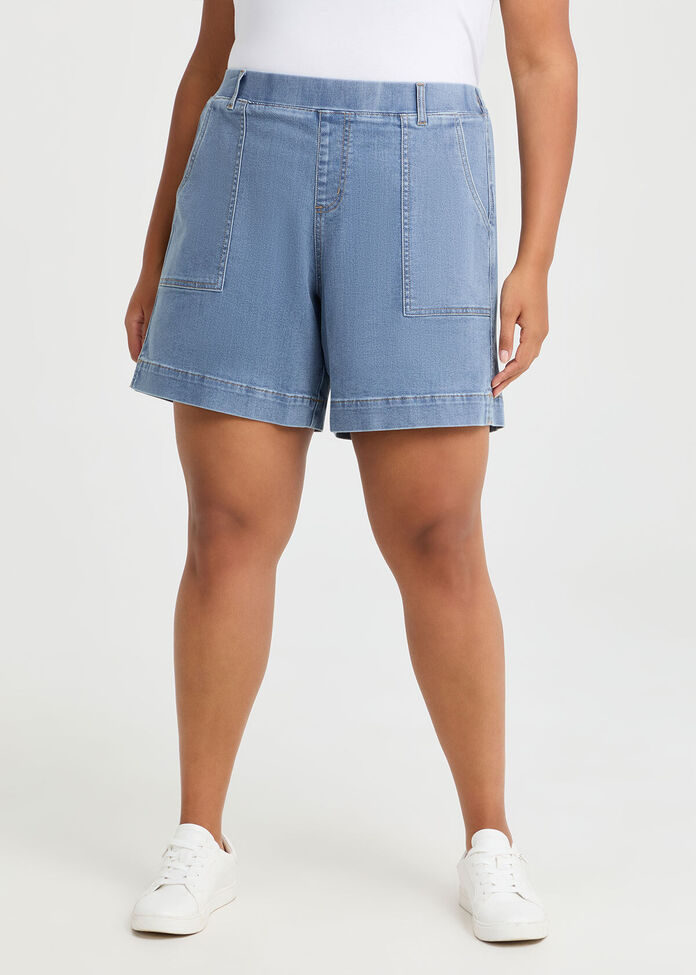 Cool Jade Classic Denim Short, , hi-res