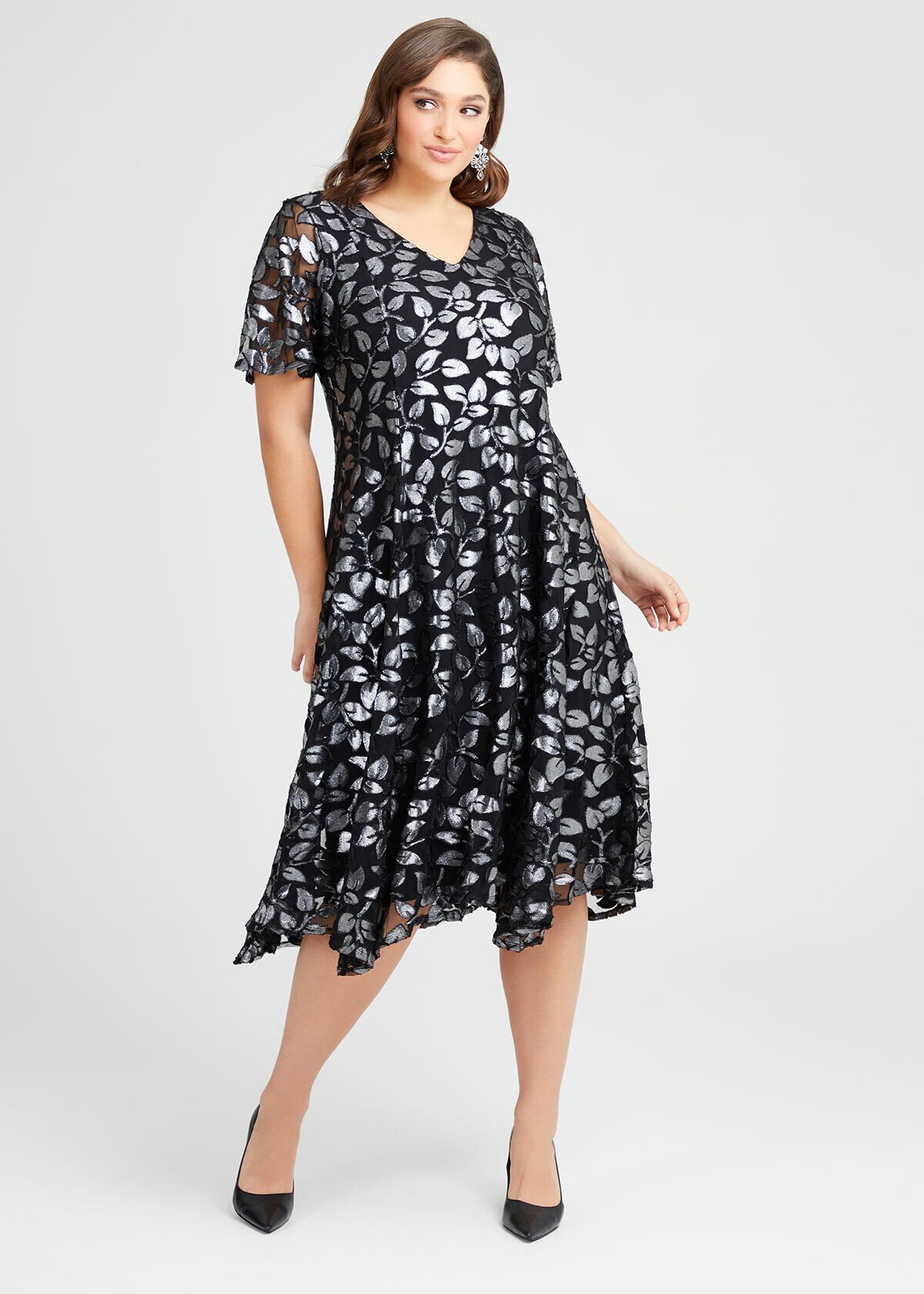 Shop Plus Size All That Jazz Dress in Black Taking Shape AU