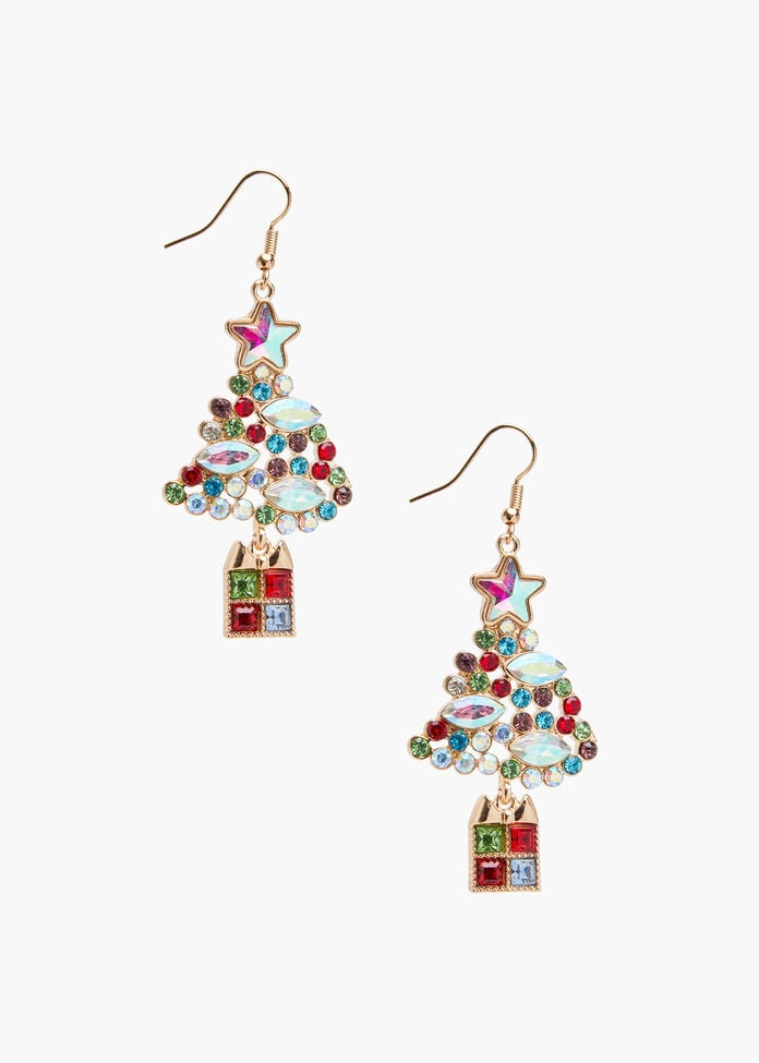 Christmas Tree Earring, , hi-res