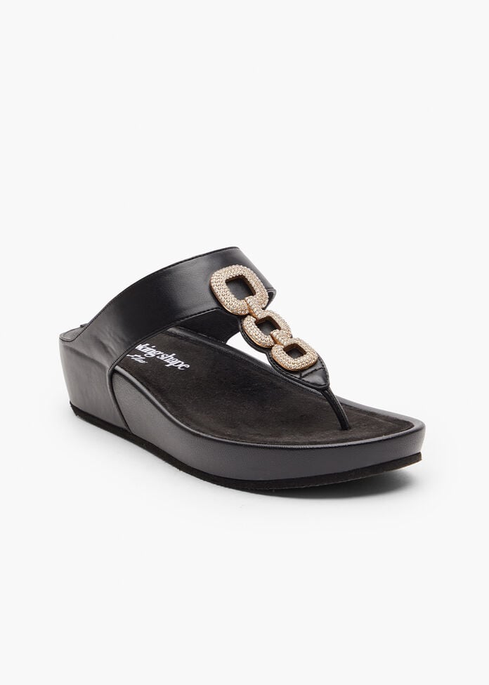 Bling Toe Post Sandal, , hi-res
