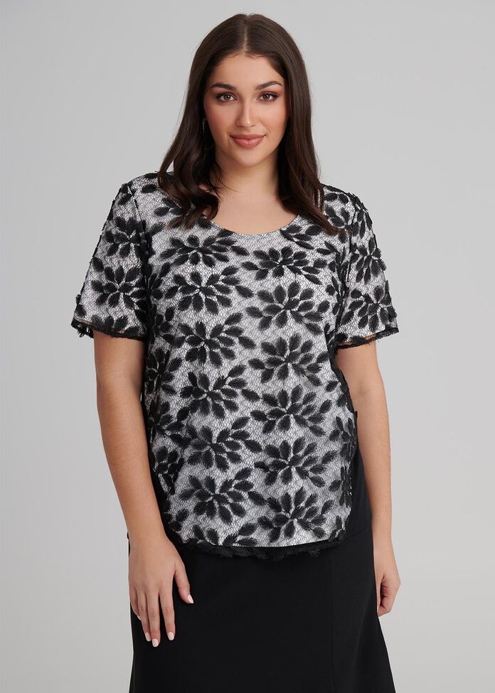 Front Lace Top, , hi-res