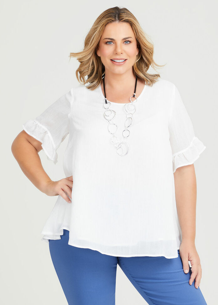 NADIA Tiered Top - Black